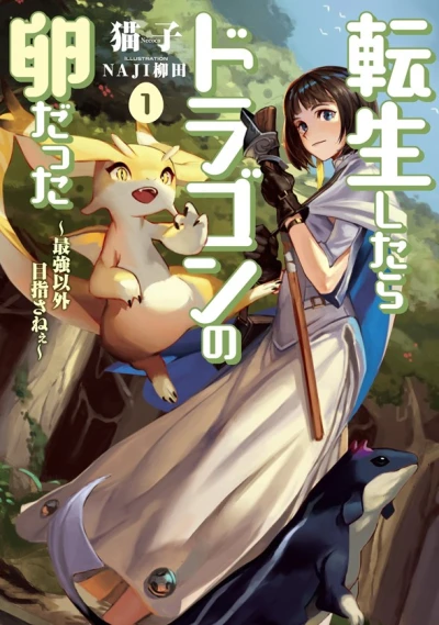 Dragon’s Egg novela ligera, portada oficial.