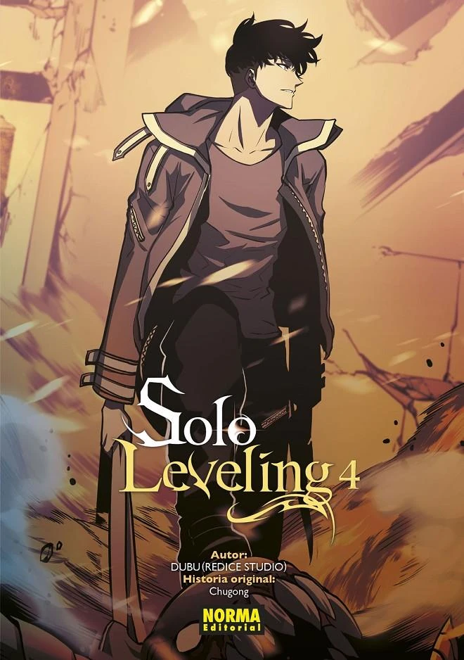 Solo Leveling novela web, portada oficial.
