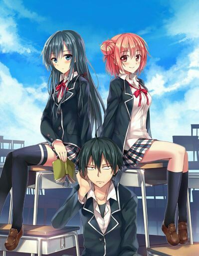 Oregairu Novela Ligera, portada oficial.
