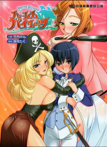 Harem Pirates Novela, portada oficial.