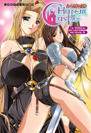 Harem Castle Novela, portada oficial.